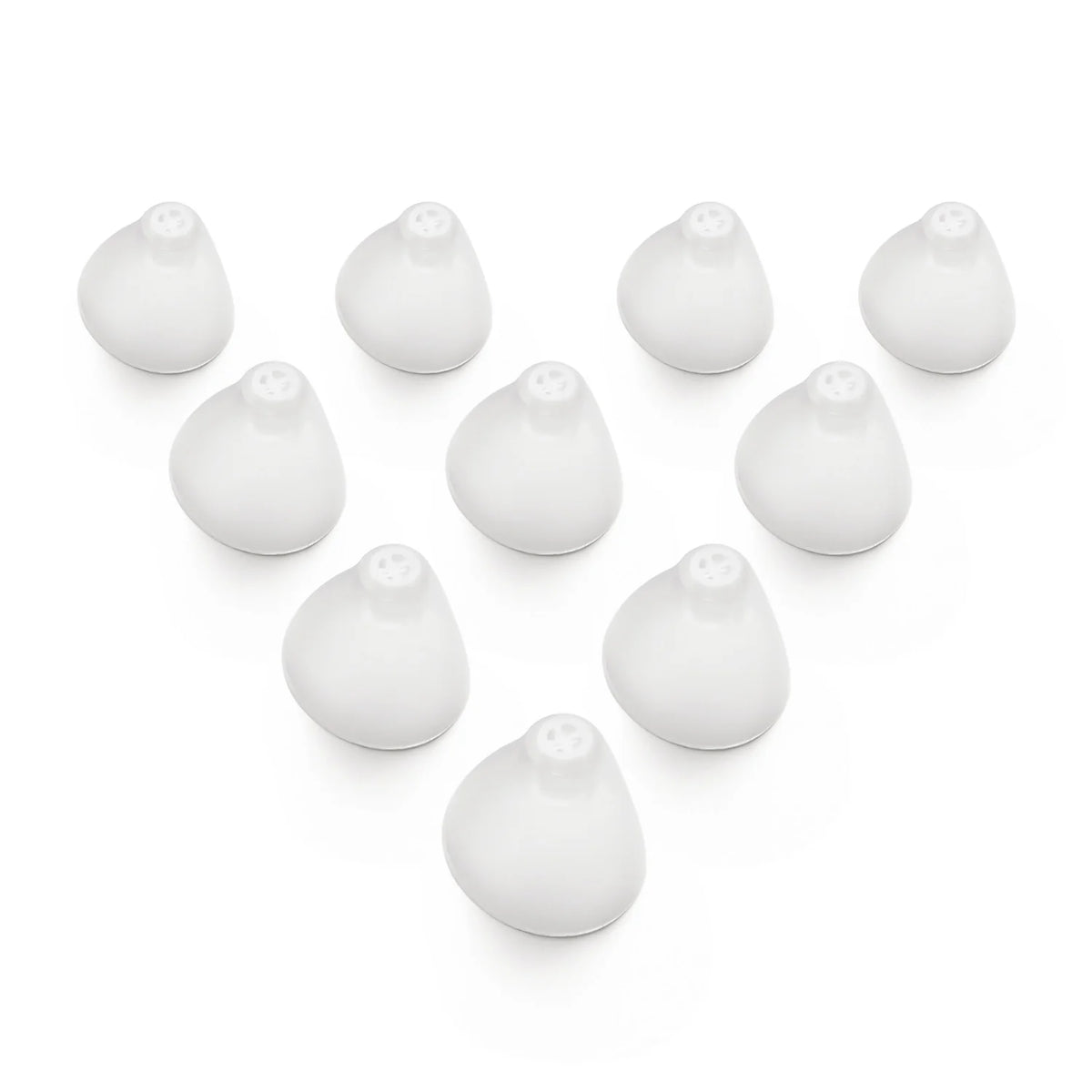 CHOSGO SmartR/SmartU/V03B Pro Replacement Ear Domes – D & Oval 10-Pack